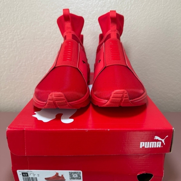 Puma Red Sneakers High-Top Performance Design - Picture 3 of 6